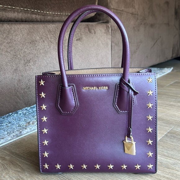 Michael Kors Mercer Star Studded Purse - Picture 1 of 5